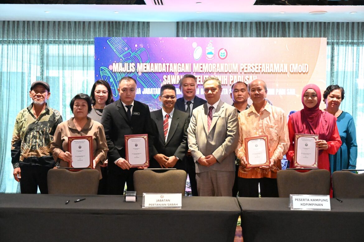 Majlis Menandatangani Memorandum Persefahaman (MoU) Sawah Satelit Benih Padi Sah